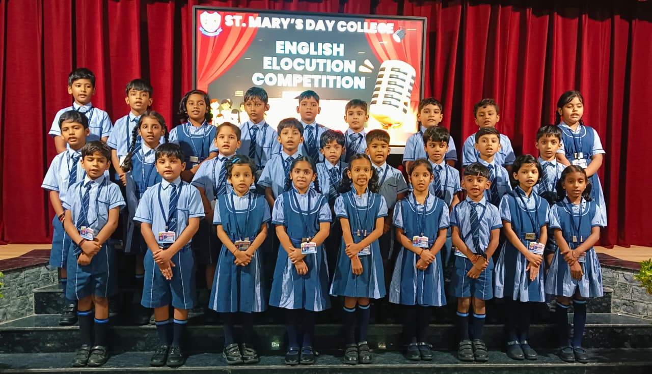 English Elocution Competition Primary and Junior Wing 2025