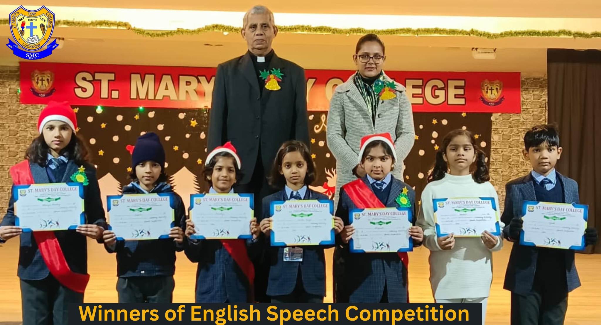 Winners of the English Speech Competition 2025 (I-X)