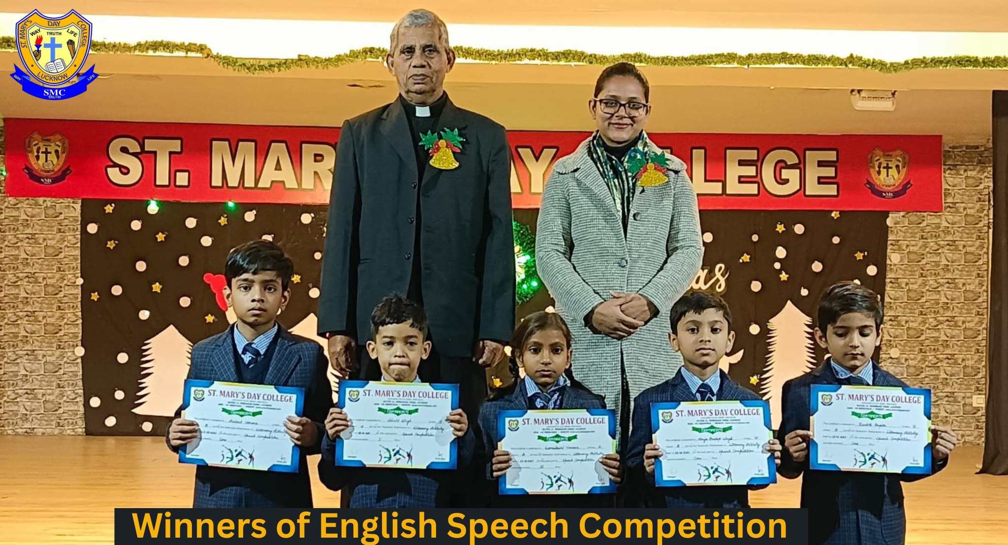 Winners of the English Speech Competition 2025 (I-X)