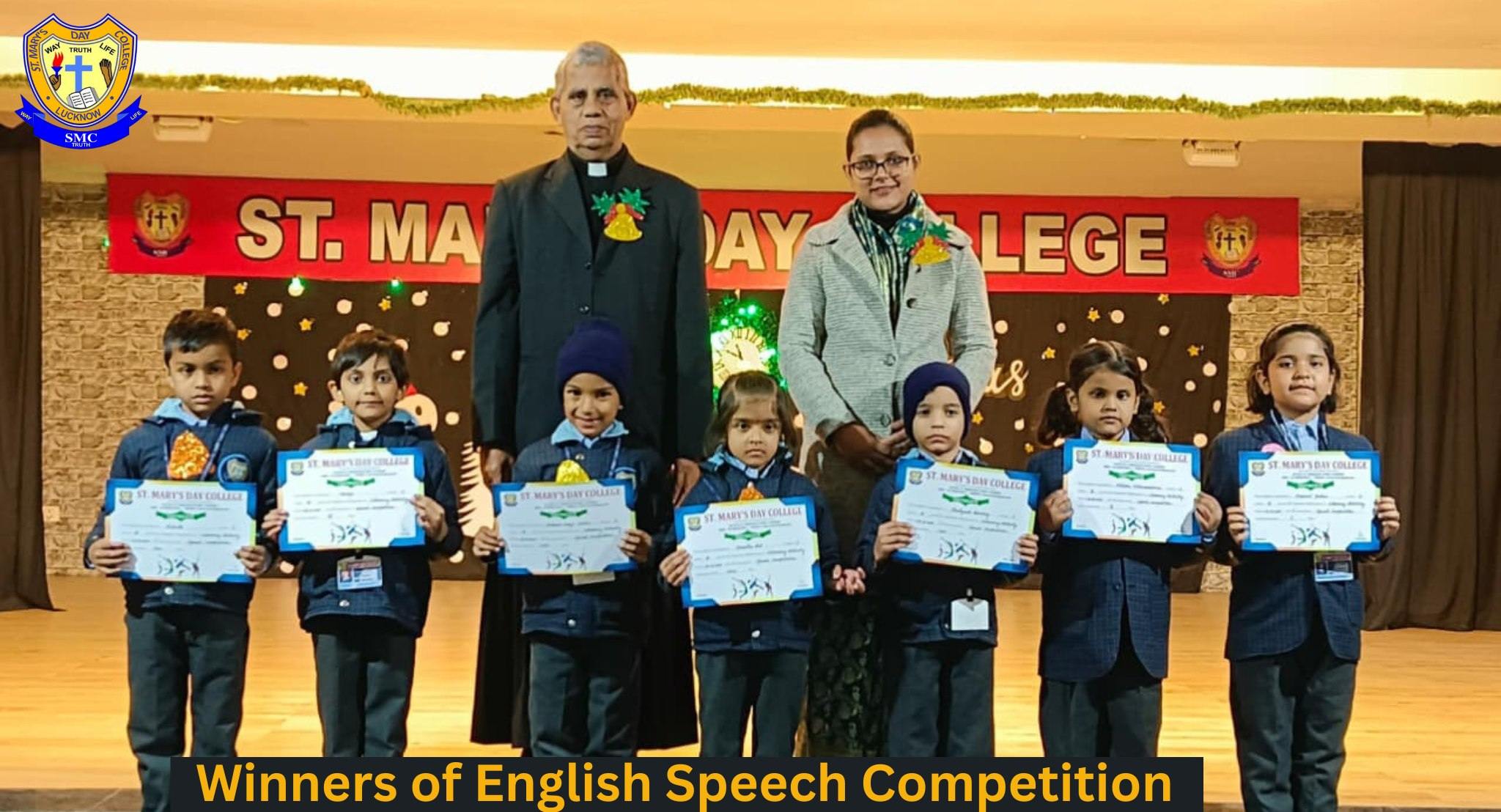 Winners of the English Speech Competition 2025 (I-X)